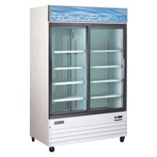 Omcan RE-CN-0045-HC, 53-inch 2 Sliding Glass Doors Refrigerator, 45 Cu.Ft