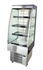 Omcan RS-CN-0250, 29x24x67.75-Inch Open Refrigerated Display Case, 9 Cu. Ft, CE