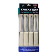 Dexter Russell S104-12, Set of 12 3.25-inch Slip-Resistant S104 Paring Knives in Window Box Package