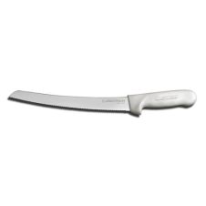 Dexter Russell S147-10SC-PCP, 10-inch Slip-Resistant Scalloped Bread Knife, White Handle