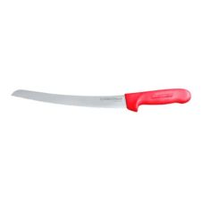 Dexter Russell S147-10SCR-PCP, 10-inch Slip-Resistant Scalloped Bread Knife, Red Handle