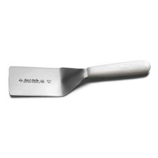 Dexter Russell S1721/2PCP, 4x2.5-Inch Pancake Turner with White Polypropylene Handle, NSF