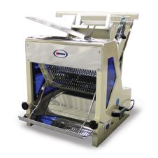 Omcan SB-CN-0016, 23-inch Stainless Steel Bread Slicer with 0.25 HP Motor and 5/8" Slice Size