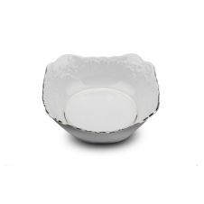 Cmielow SBPL17-X, 7-Inch Platinum Band Porcelain Salad Bowl, EA