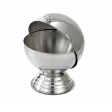 Winco SBR-30, 20-Ounce Stainless Steel Sugar Bowl with Roll Top
