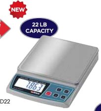 Winco SCAL-D22 Digital Portion Scales, 22 lbs, EA