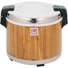 Thunder Group SEJ18000, 15.75x11-inch 30 Cups, Mirror Finished Stainless Steel Electric Rice Warmer, EA