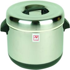 Thunder Group SEJ74000, 60 Cups Insulated Sushi Rice Pot, Stainless Steel Interior & Lid with Polypropylene Handle, NSF