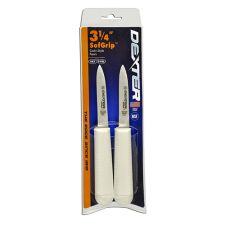 Dexter Russell SG104-2PCP, 2-Pack 3¼-Inch Cook's Style Parers with White Sofgrip Handles, NSF (Discontinued)