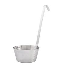 Winco SHHD-1, 1-Quart Stainless Steel Dipper with 12-Inch Hooked Handle