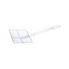 C.A.C. SKMS-7S, 7-inch Nickel-Plated Metal Square Mesh Skimmer
