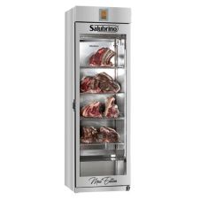 Omcan SLB080MES, 23-inch Salubrino Stainless Steel Meat Preserving and Dry-Aging Cabinet, 176 lbs of Meat