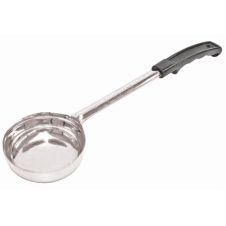 Thunder Group SLLD004, 4-Ounce Stainless Steel Portioner with Plastic Handle, Gray