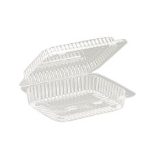 Inline SLP26, 7x6x2-Inch Clear Hinged Containers, 300/CS