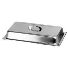 Thunder Group SLRCF115, Stainless Steel Rectangular Dome Cover With Chrome Plated Handle