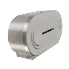 Thunder Group SLTD302, Stainless Steel Twin Jumbo-Roll Toilet Tissue Dispenser