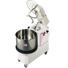 Omcan SM-IT-0053-R, 34-inch Heavy-Duty Stainless Steel Spiral Dough Mixer with Raising Head