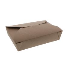 CLOSEOUT - Pactiv SMB02KEC, 8.5x6.25x1.9-Inch Kraft #2 Folded Paper Container, 140/CS
