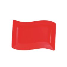 C.A.C. SOH-51-R, 15.5-Inch Stoneware Red Rectangular Platter, DZ