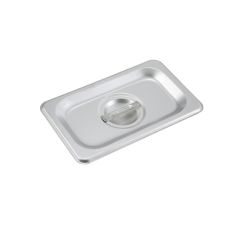 Winco SPSCN, One-Ninth Size Solid Stainless Steel Steam Table Pan Cover, NSF