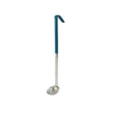 C.A.C. SSLD-05GN, 0.5 Oz Stainless Steel One-Piece Ladle with Green Handle