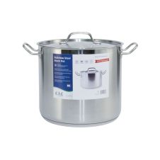 C.A.C. STKP-20, 20 Qt Stainless Steel Stock Pot with Lid