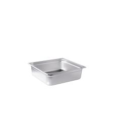 C.A.C. STP2T-24-4, 4-inch Stainless Steel 2/3 Size 24 Gauge Anti-Jam Steam Table Pan