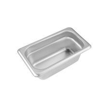 C.A.C. STPN-22-2, 2.5-inch Stainless Steel 1/9 Size 22 Gauge Anti-Jam Steam Table Pan