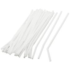 STRF 7.75-Inch Wrapped Flexible Straws, 400/PK, 24 Packs/CS