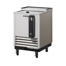 Turbo Air TBC-24SD-N6 Underbar 1 Lid Stainless Steel Ext. Bottle Cooler