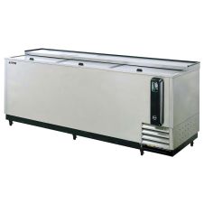 Turbo Air TBC-95SD-N Underbar 3 Lids Stainless Steel Ext. Bottle Cooler