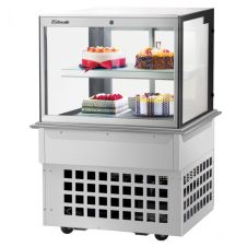 Turbo Air TBP36-46FDN, 36-inch 2 Tiers Refrigerated Bakery Case, Front Open, Drop-in
