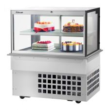 Turbo Air TBP48-46FDN, 48-inch 2 Tiers Refrigerated Bakery Case, Front Open, Drop-in