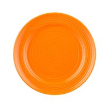 C.A.C. TG-16-TNG, 10.5-Inch Porcelain Tangerine Plate, DZ