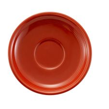 C.A.C. TG-2-R, 6-Inch Porcelain Red Saucer for TG-1-R Cup, 3 DZ/CS