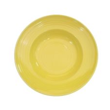 C.A.C. TG-3-SFL, 9 Oz 9-Inch Porcelain Sunflower Pasta Bowl, 2 DZ/CS