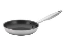 Winco TGFP-7NS, 7-Inch Dia Tri-Ply Stainless Steel Fry Pan w/o Lid, Non Stick, NSF