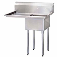 Turbo Air TSA-1-12-L1, One Compartment Sink, Stainless Steel