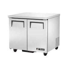True TUC-36-HC, 36.38-Inch 2 Section Undercounter Refrigerator with 2 Left/Right Hinged Solid Doors