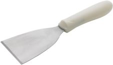 Winco TWP-32, Scraper with 4.5x3.13-Inch Blade and White Polypropylene Handle, NSF