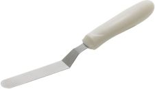 Winco TWPO-4, Offset Spatula with 3.5x0.75-Inch Blade and White Polypropylene Handle, NSF