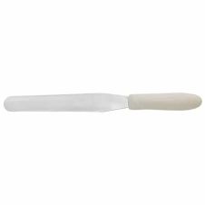 Winco TWPS-7, Bakery Spatula with 7.94x1.25-Inch Blade and White Polypropylene Handle, NSF