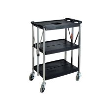 Winco UCF-2916K, 29x16.5x36-Inch Folding 3-Tier Transport Utility Cart (Discontinued)