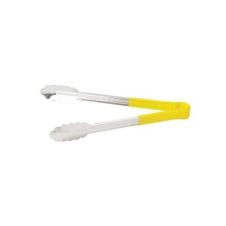 Winco UT-16HP-Y, 16-Inch Heavy Duty Tong with Yellow Plastic Handle
