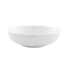 Kadra VL-0928, 28 Oz 8-Inch Vikko Lightning Porcelain Shallow White Bowl, 24/CS