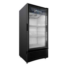 Omcan VR10, 25-inch 1 Swing Glass Door Merchandising Refrigerator, 9 Cu.Ft