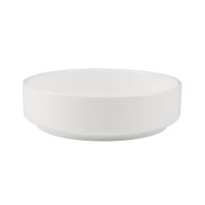 Kadra VT-1238, 50 Oz 8-Inch Vikko Thunder Porcelain White Matte Round Modern Salad Bowl, 24/CS