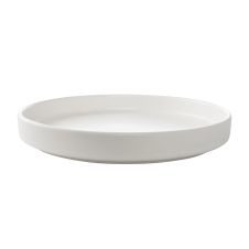 Kadra VT-1248, 6-Inch Vikko Thunder Porcelain White Matte Round Modern Plate, 48/CS