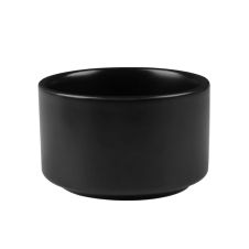 Kadra VT-1253, 14 Oz 4.2-Inch Vikko Thunder Porcelain Black Matte Round Modern Soup Bowl, 36/CS