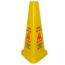 Winco WCS-27T, 27-Inch Tri Cone Wet Floor Caution Sign